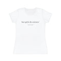 "Hot Girls Do Science" Women's T-Shirt — Feminist STEM Graphic Tee
