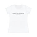 Hot Girls Love Journal Club Tee — Women's Minimal Literary Graphic T-Shirt